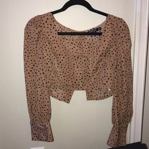 Nasty Gal Square Neck Blouse